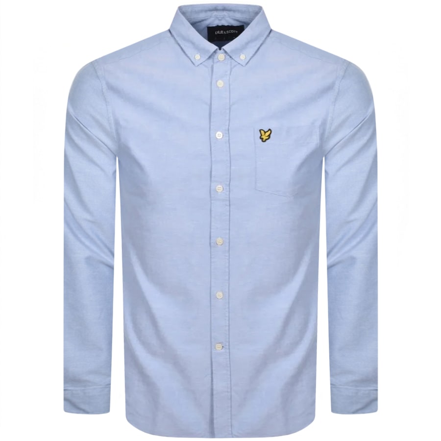Alternative Image for ProductLyle And Scott Long Sleeve Oxford Shirt Blue1